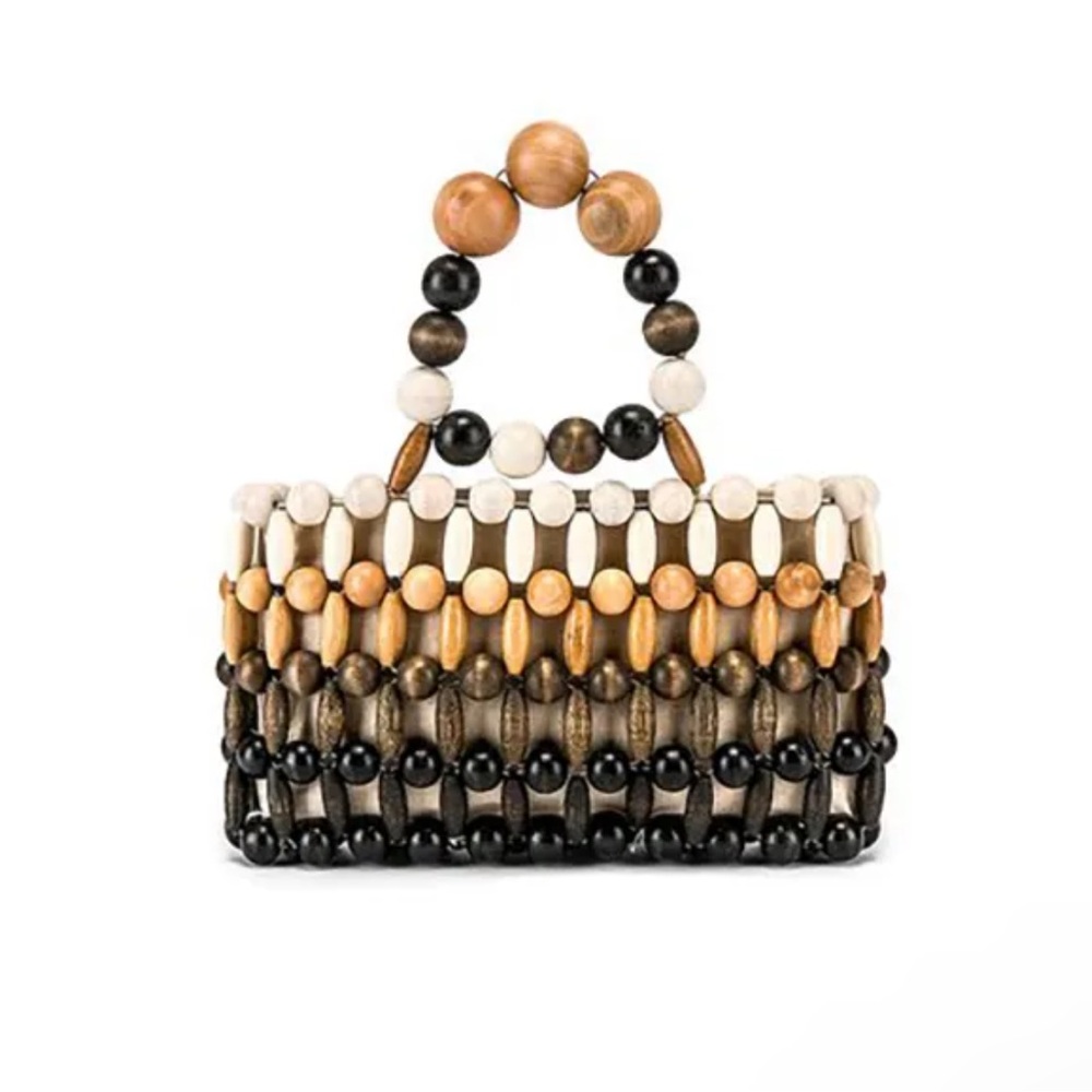 Cult Gaia Multicolor Beaded Mini Bag